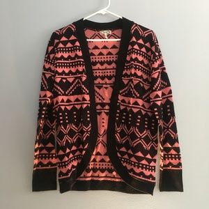 Aztec Print Cardigan